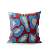 Dilar Animal Print Faux Suede Square Indoor Pillow