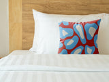 Dilar Animal Print Faux Suede Square Indoor Pillow