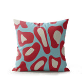 Dilar Animal Print Faux Suede Square Indoor Pillow