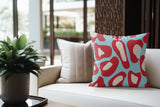 Dilar Animal Print Faux Suede Square Indoor Pillow