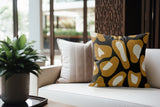 Dilar Animal Print Faux Suede Square Indoor Pillow