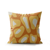 Dilar Animal Print Faux Suede Square Indoor Pillow