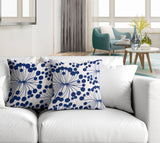 Dilla Floral Reversible Indoor/Outdoor Square Pillow