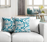 Dilla Floral Reversible Indoor/Outdoor Square Pillow