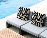 Dina Tribal Indoor/Outdoor Reversible Square Pillow