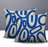 Dina Tribal Indoor/Outdoor Reversible Square Pillow