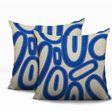Dina Tribal Indoor/Outdoor Reversible Square Pillow