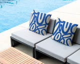 Dina Tribal Indoor/Outdoor Reversible Square Pillow