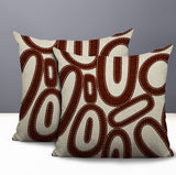Dina Tribal Indoor/Outdoor Reversible Square Pillow