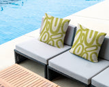 Dina Tribal Indoor/Outdoor Reversible Square Pillow