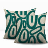 Dina Tribal Indoor/Outdoor Reversible Square Pillow