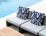 Dina Tribal Indoor/Outdoor Reversible Square Pillow