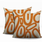 Dina Tribal Indoor/Outdoor Reversible Square Pillow