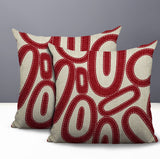 Dina Tribal Indoor/Outdoor Reversible Square Pillow