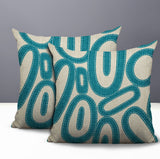 Dina Tribal Indoor/Outdoor Reversible Square Pillow