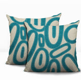 Dina Tribal Indoor/Outdoor Reversible Square Pillow