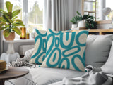 Dina Tribal Indoor/Outdoor Reversible Square Pillow