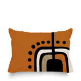 Diore Abstract Reversible Indoor/Outdoor Rectangular Pillow