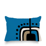 Diore Abstract Reversible Indoor/Outdoor Rectangular Pillow
