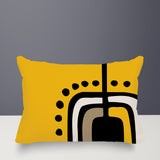 Diore Abstract Reversible Indoor/Outdoor Rectangular Pillow