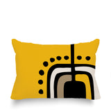 Diore Abstract Reversible Indoor/Outdoor Rectangular Pillow