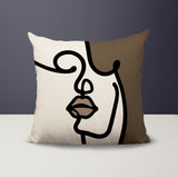Diva Abstract Square Indoor/Outdoor Throw Pillow