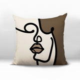Diva Abstract Square Indoor/Outdoor Throw Pillow