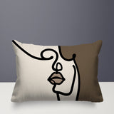 Diva Abstract Lumbar Indoor/Outdoor Throw Pillow