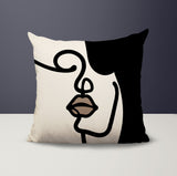 Diva Abstract Square Indoor/Outdoor Throw Pillow
