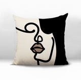 Diva Abstract Square Indoor/Outdoor Throw Pillow