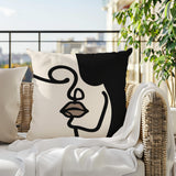 Diva Abstract Lumbar Indoor/Outdoor Throw Pillow