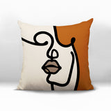 Diva Abstract Square Indoor/Outdoor Throw Pillow