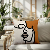 Diva Abstract Lumbar Indoor/Outdoor Throw Pillow