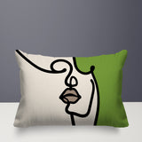Diva Abstract Lumbar Indoor/Outdoor Throw Pillow