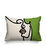Diva Abstract Lumbar Indoor/Outdoor Throw Pillow