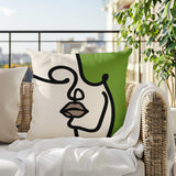 Diva Abstract Lumbar Indoor/Outdoor Throw Pillow