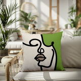 Diva Abstract Lumbar Indoor/Outdoor Throw Pillow