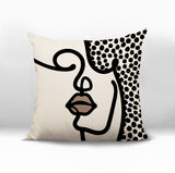 Diva Abstract Square Indoor/Outdoor Throw Pillow
