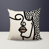 Diva Abstract Square Indoor/Outdoor Throw Pillow
