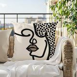 Diva Abstract Lumbar Indoor/Outdoor Throw Pillow