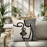 Diva Abstract Lumbar Indoor/Outdoor Throw Pillow