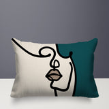 Diva Abstract Lumbar Indoor/Outdoor Throw Pillow