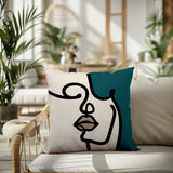 Diva Abstract Lumbar Indoor/Outdoor Throw Pillow
