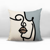 Diva Abstract Square Indoor/Outdoor Throw Pillow