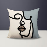 Diva Abstract Square Indoor/Outdoor Throw Pillow