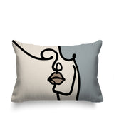 Diva Abstract Lumbar Indoor/Outdoor Throw Pillow