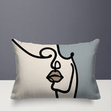 Diva Abstract Lumbar Indoor/Outdoor Throw Pillow