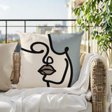 Diva Abstract Lumbar Indoor/Outdoor Throw Pillow