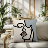 Diva Abstract Lumbar Indoor/Outdoor Throw Pillow