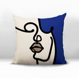 Diva Abstract Square Indoor/Outdoor Throw Pillow